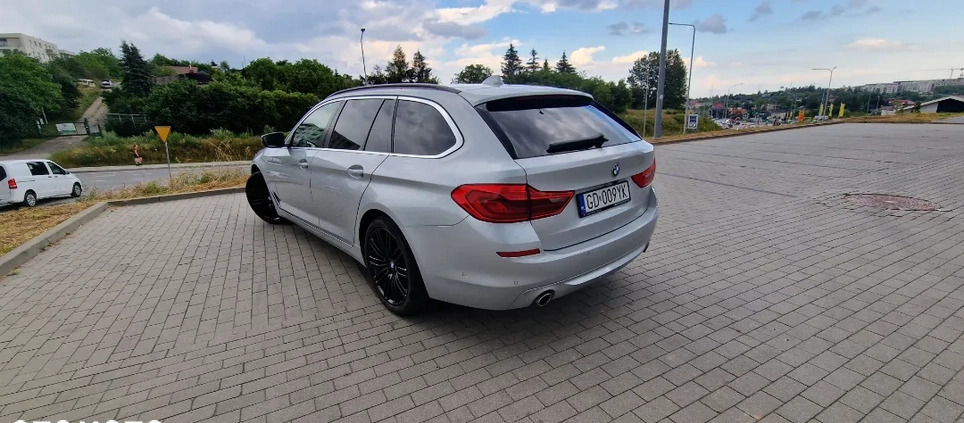 BMW Seria 5 cena 87999 przebieg: 181563, rok produkcji 2017 z Gdańsk małe 29